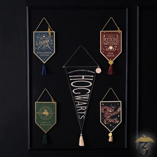 Drapeaux des 4 maisons de Poudlard - Harry Potter - Wingardium Leviosa