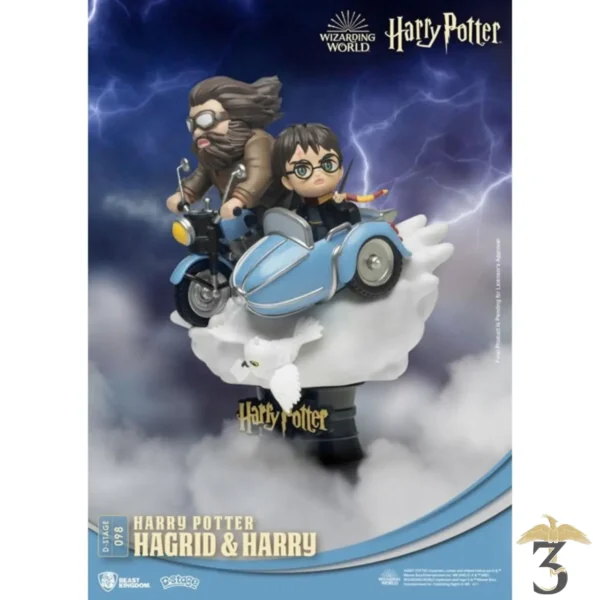 DTSAGE HAGRID & HARRY 16CM - Les Trois Reliques, magasin Harry Potter - Photo N°1
