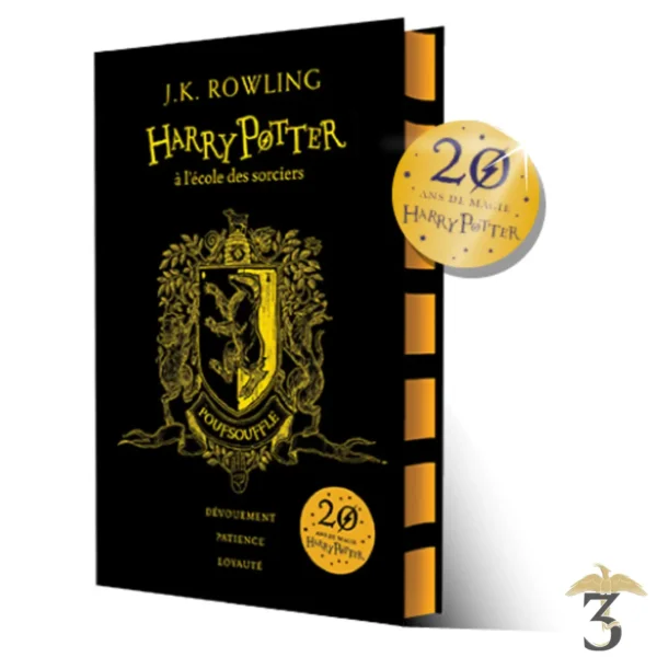 Edition Poufsouffle 20 ans Harry Potter à l'école des Sorciers - Les Trois Reliques, magasin Harry Potter - Photo N°1