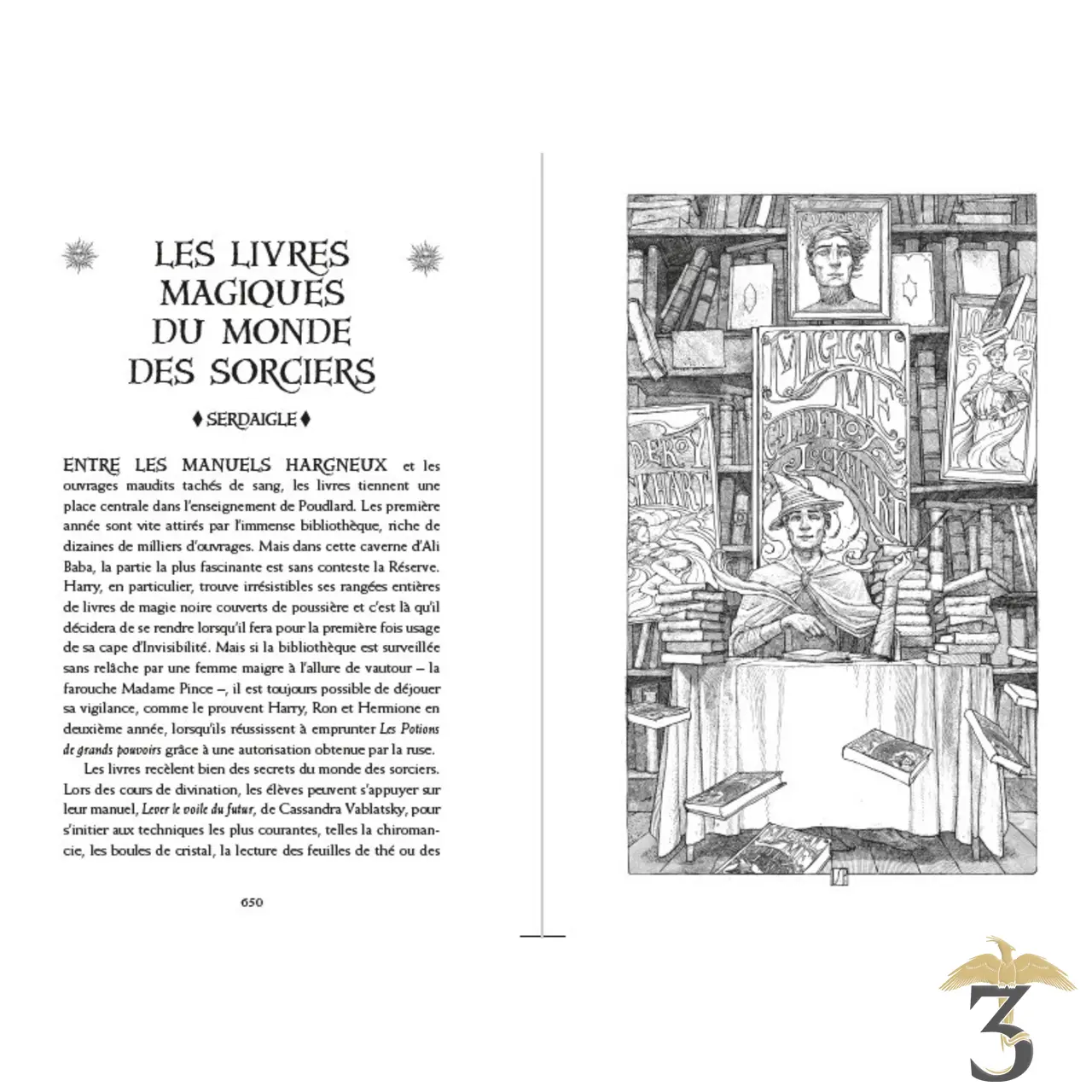 Edition Serdaigle 20 ans Harry Potter et le Prince de Sang Mêlé - Les Trois Reliques, magasin Harry Potter - Photo N°3