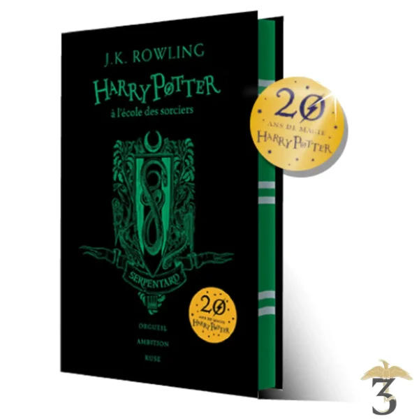 Edition Serpentard 20 ans Harry Potter à l'école des Sorciers - Les Trois Reliques, magasin Harry Potter - Photo N°1
