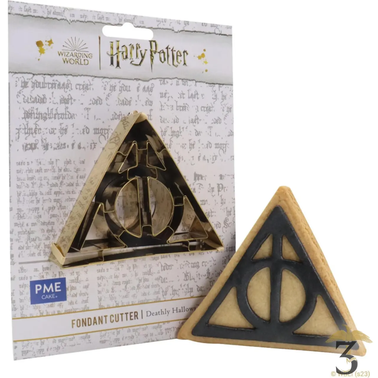 Emporte pièce métal reliques de la mort - Les Trois Reliques, magasin Harry Potter - Photo N°1