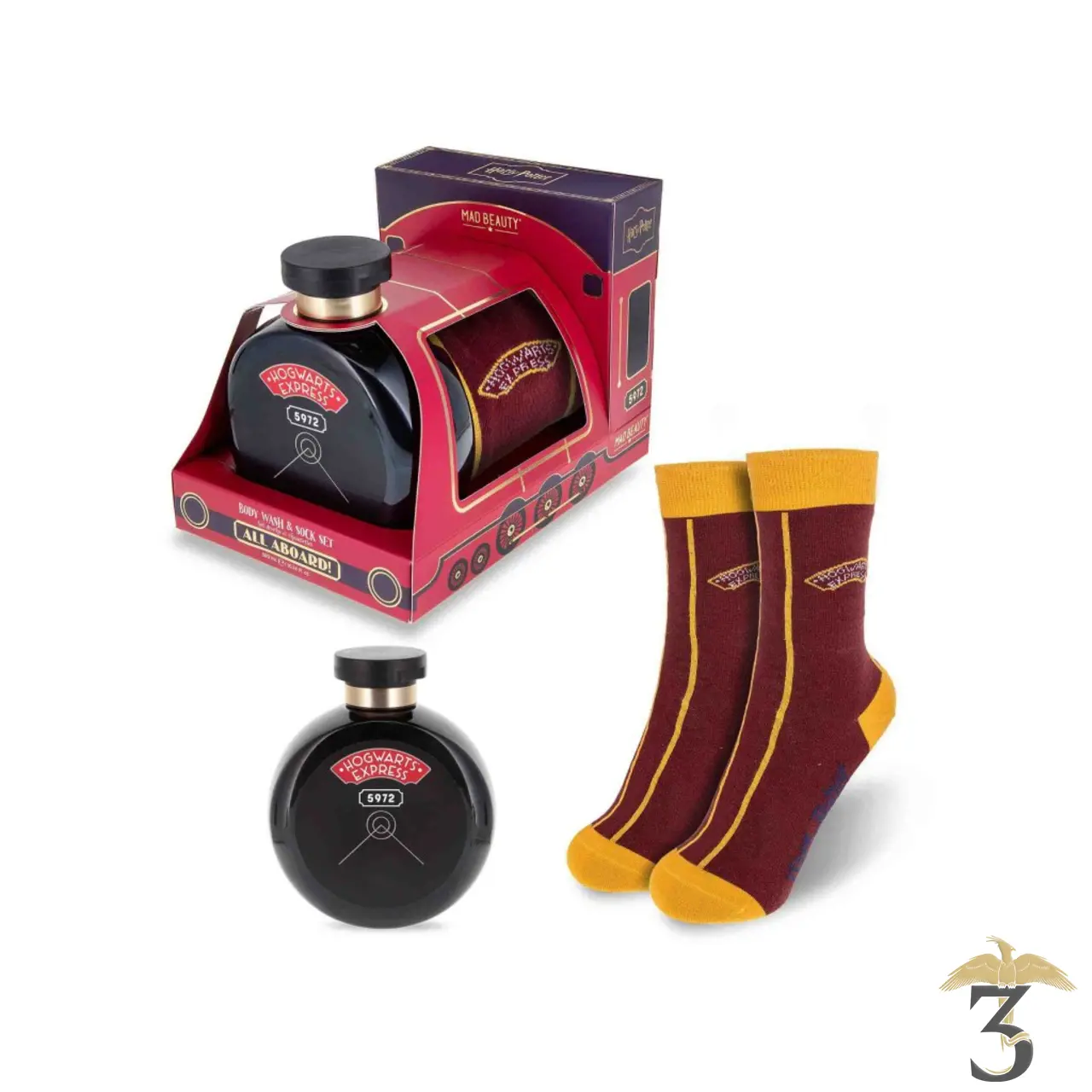 Ensemble de gel douche et de chaussettes – harry potter - Les Trois Reliques, magasin Harry Potter - Photo N°1