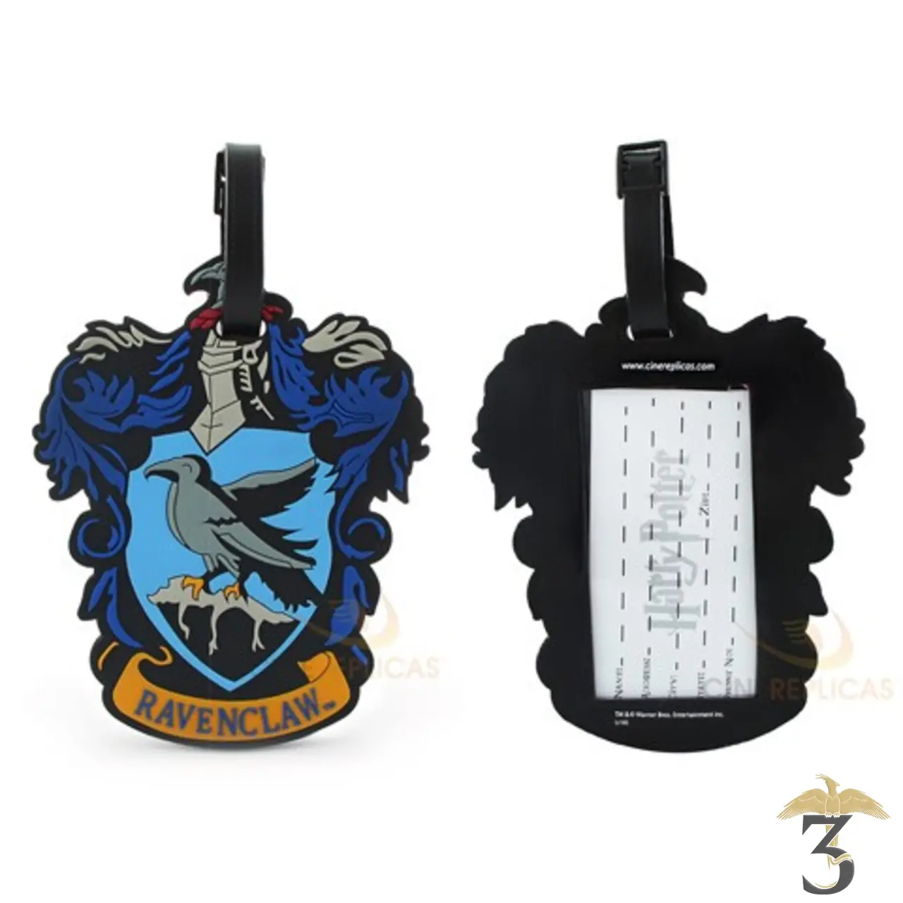 étiquette à bagage serdaigle - Les Trois Reliques, magasin Harry Potter - Photo N°2