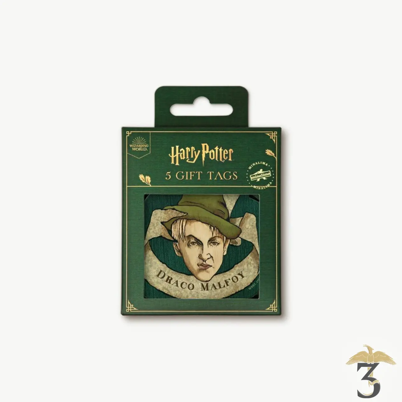 étiquettes cadeau tapisserie black minalima - Les Trois Reliques, magasin Harry Potter - Photo N°4