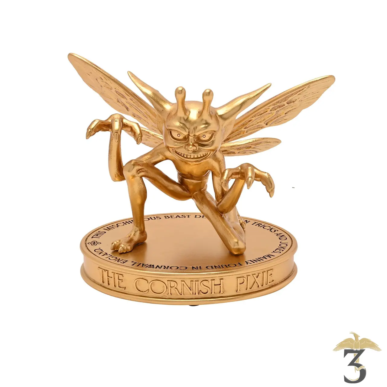 Figurine dore lutin de cornouaille - Les Trois Reliques, magasin Harry Potter - Photo N°1