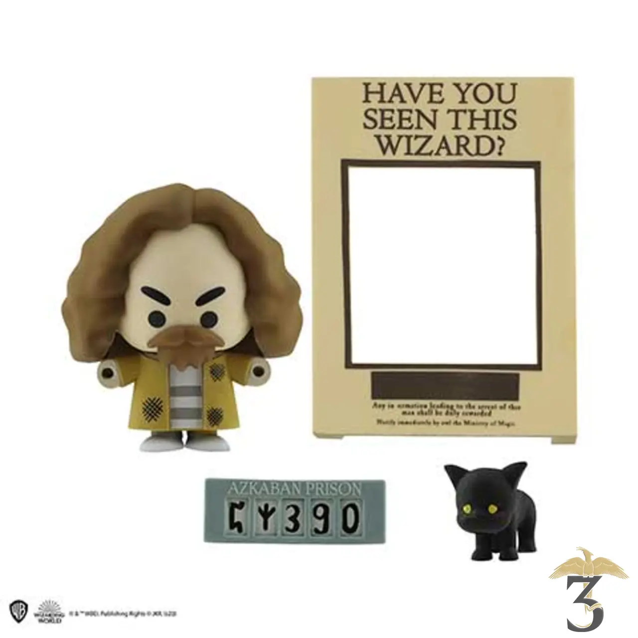Figurine gomee sirius black - Les Trois Reliques, magasin Harry Potter - Photo N°1