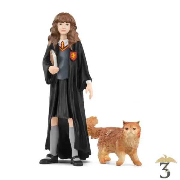 Figurine hermione et pattenrond - Les Trois Reliques, magasin Harry Potter - Photo N°1