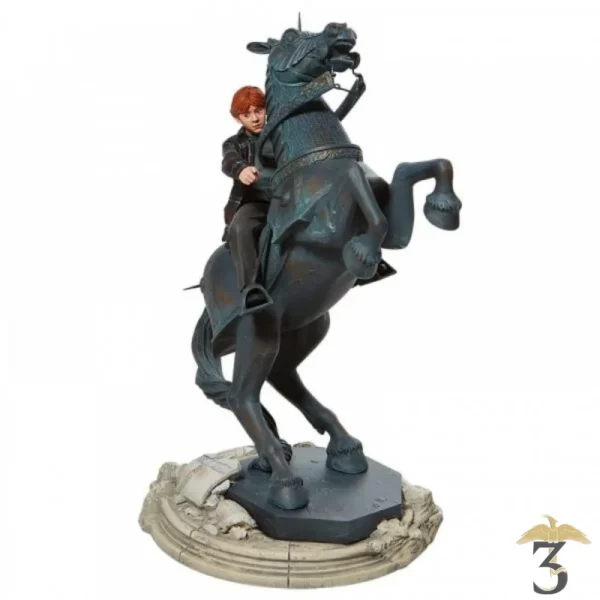 Figurine Masterpiece Ron Weasley sur pièce échec cavalier - Les Trois Reliques, magasin Harry Potter - Photo N°1