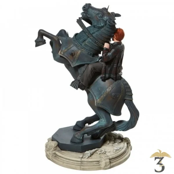 Figurine Masterpiece Ron Weasley sur pièce échec cavalier - Les Trois Reliques, magasin Harry Potter - Photo N°6