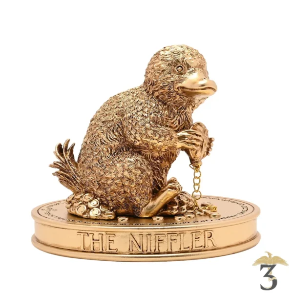 Figurine niffleur dorée – harry potter - Les Trois Reliques, magasin Harry Potter - Photo N°1