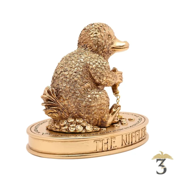 Figurine niffleur dorée – harry potter - Les Trois Reliques, magasin Harry Potter - Photo N°2