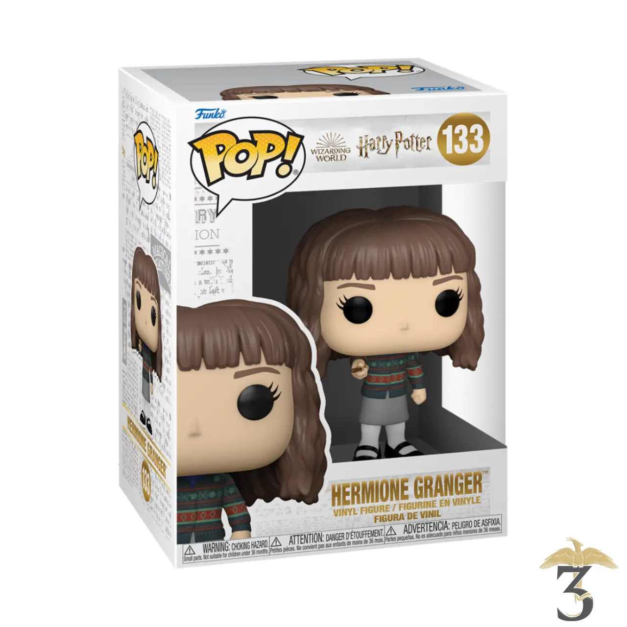 Figurine Pop! Anniversary Hermione Granger w/Wand - Les Trois Reliques, magasin Harry Potter - Photo N°2
