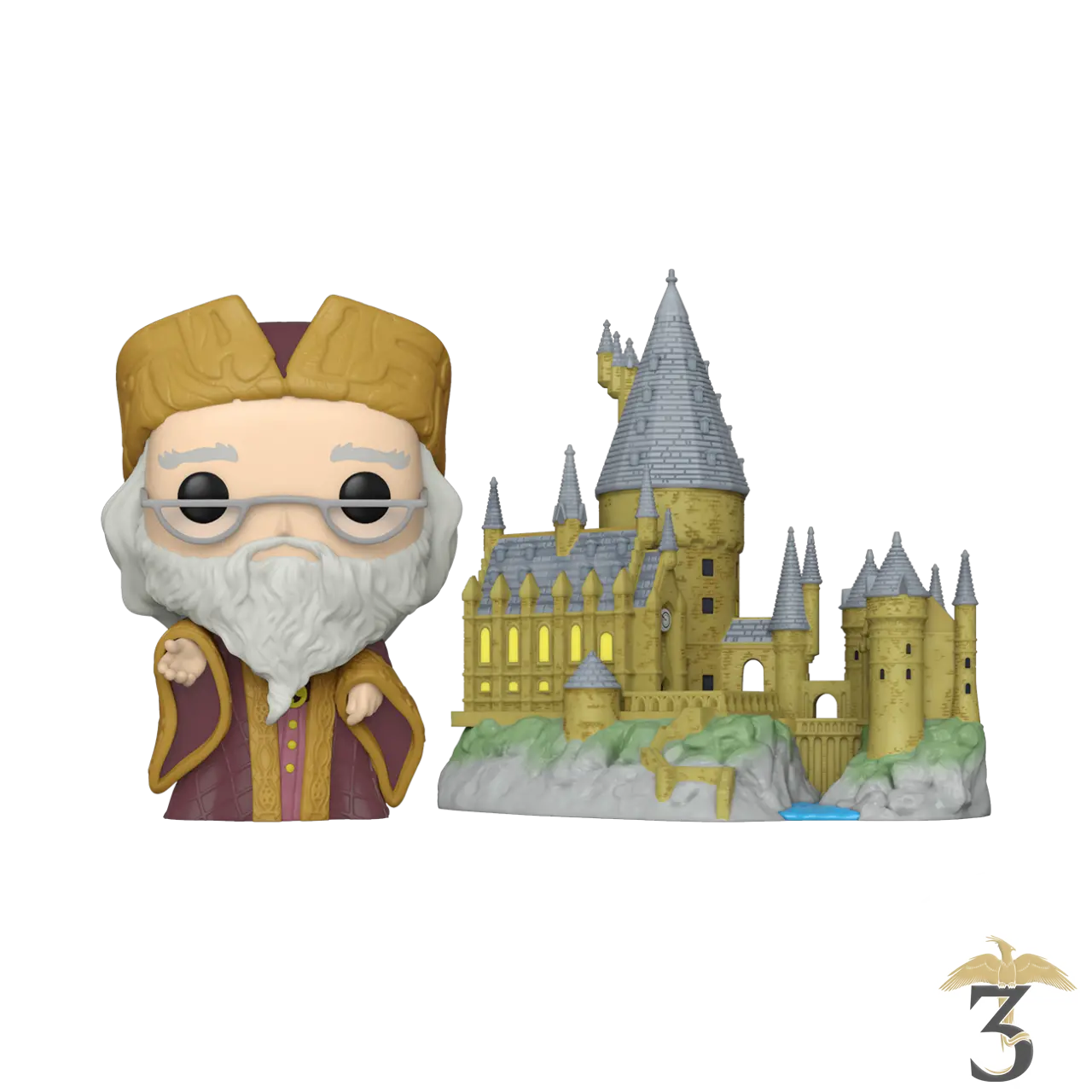 Figurine Pop! Town Dumbledore w/Hogwarts - Les Trois Reliques, magasin Harry Potter - Photo N°1