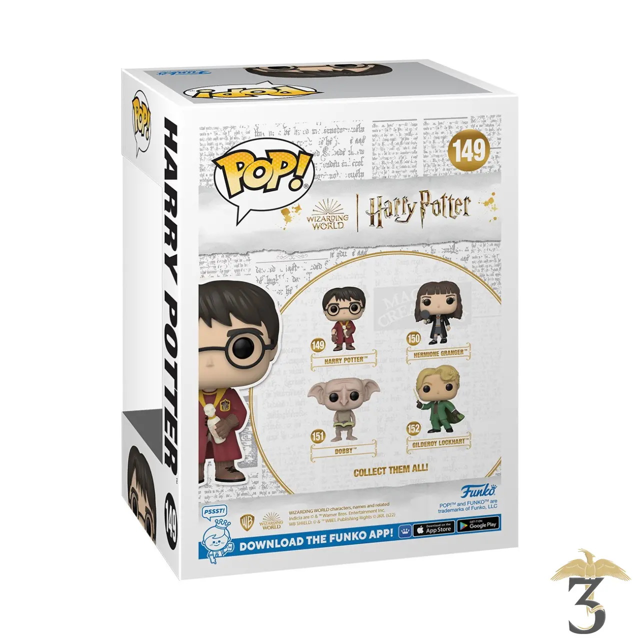 Funko Pop! Harry Potter: The Chamber of Secrets 20th Anniversary - Harry Potter - Les Trois Reliques, magasin Harry Potter - Photo N°3