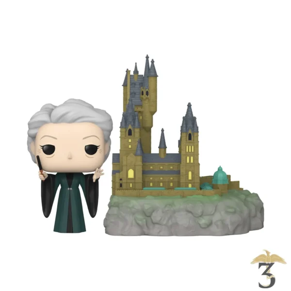 Funko Pop! Town: The Chamber of Secrets 20th Anniversary - Minerva McGonagall with Hogwarts - Les Trois Reliques, magasin Harry Potter - Photo N°1