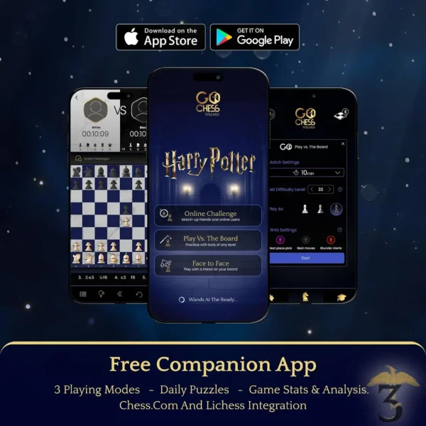 Gochess wizard mini – l’échiquier intelligent – harry potter - Les Trois Reliques, magasin Harry Potter - Photo N°7