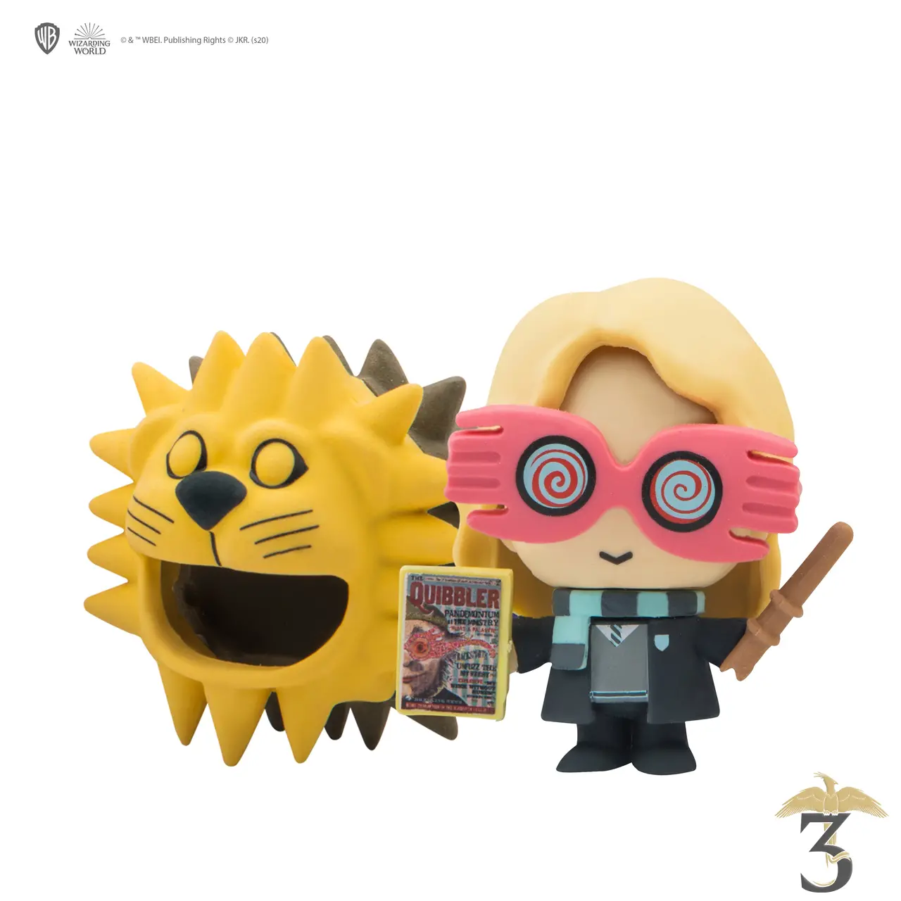 GOMME ASSEMBLE FIGURINE L.LOVEGOOD - Les Trois Reliques, magasin Harry Potter - Photo N°2