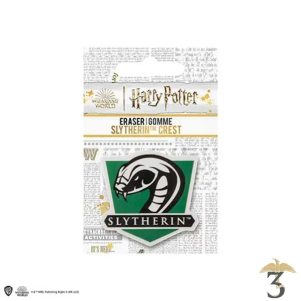 GOMME – BLASON SERPENTARD - Les Trois Reliques, magasin Harry Potter - Photo N°1