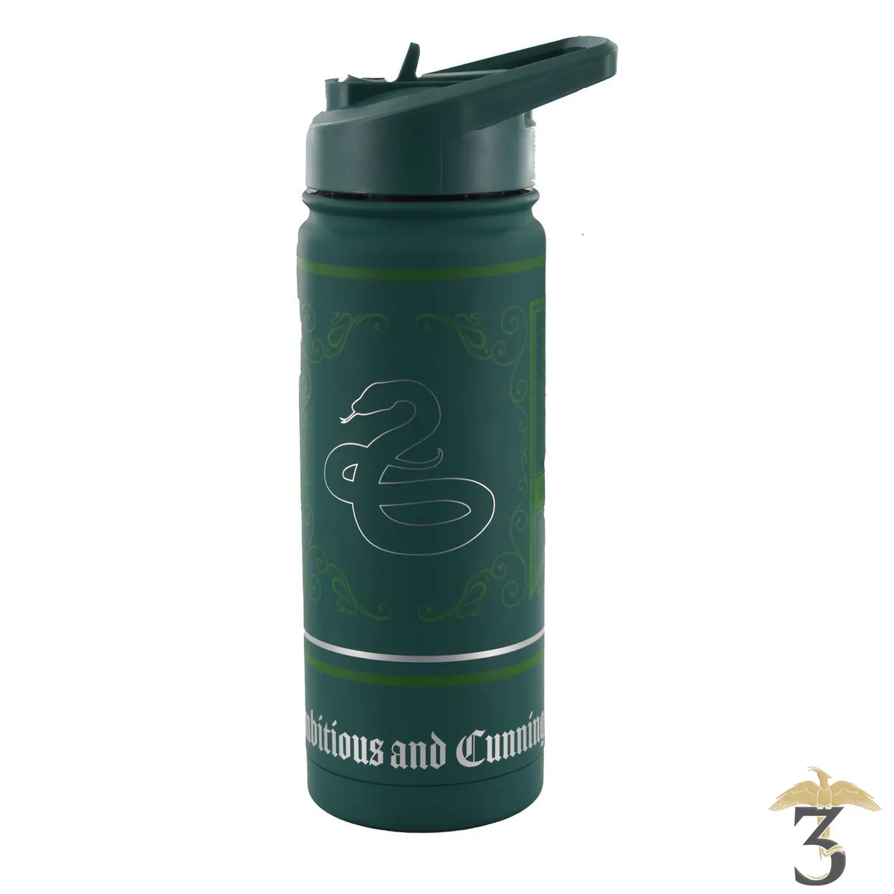 Gourde à bec serpentard isotherme - Les Trois Reliques, magasin Harry Potter - Photo N°1