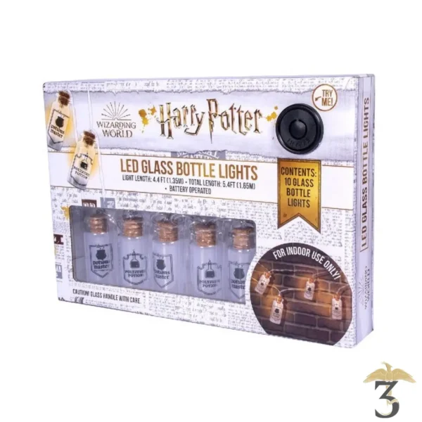 GUIRLANDE LUMINEUSE FLACONS POTIONS - Les Trois Reliques, magasin Harry Potter - Photo N°1