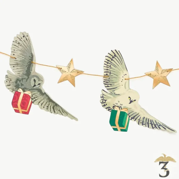 Guirlande suspendue : un noël magique – minalima – harry potter - Les Trois Reliques, magasin Harry Potter - Photo N°2