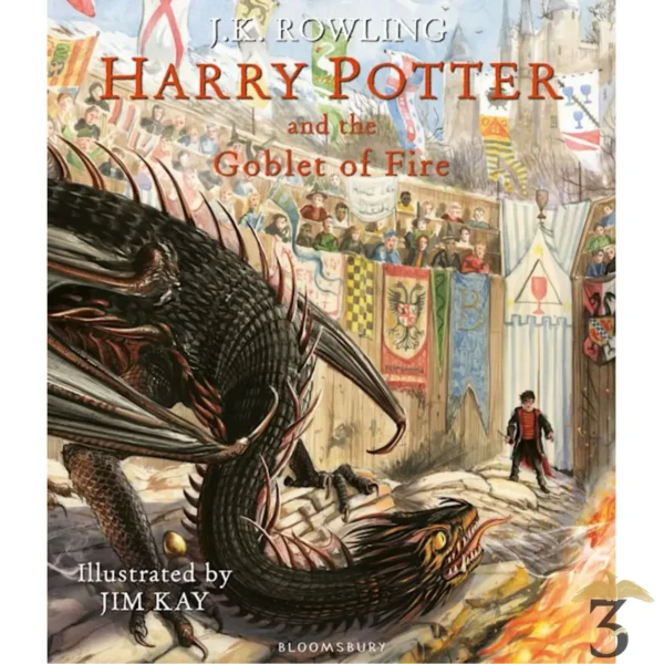 HARRY POTTER AND THE GOBLET OF FIRE ILLUSTRATED BY JIM KAY - Les Trois Reliques, magasin Harry Potter - Photo N°1