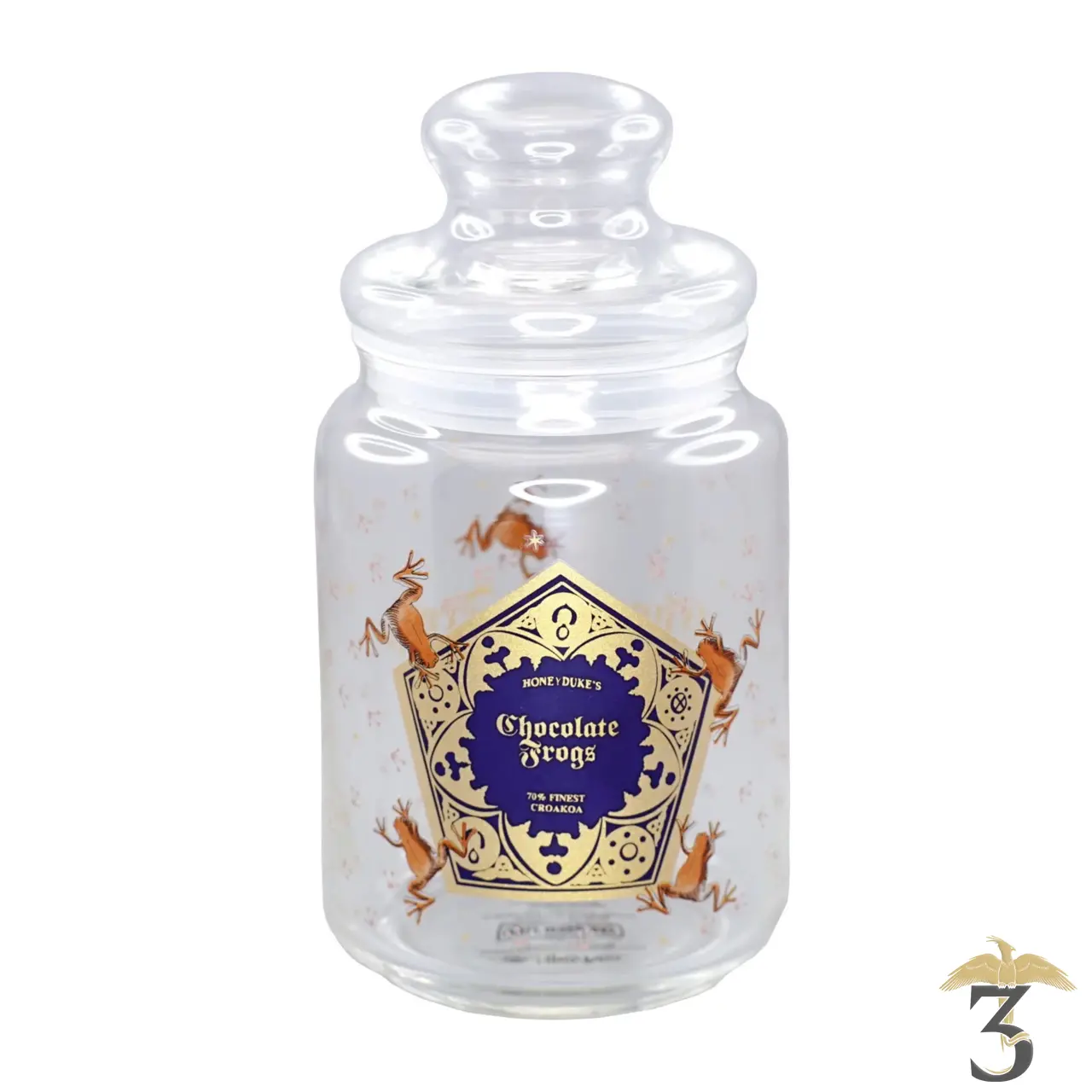 Harry potter bocal a bonbons en verre 750ml chocogrenouille - Les Trois Reliques, magasin Harry Potter - Photo N°1