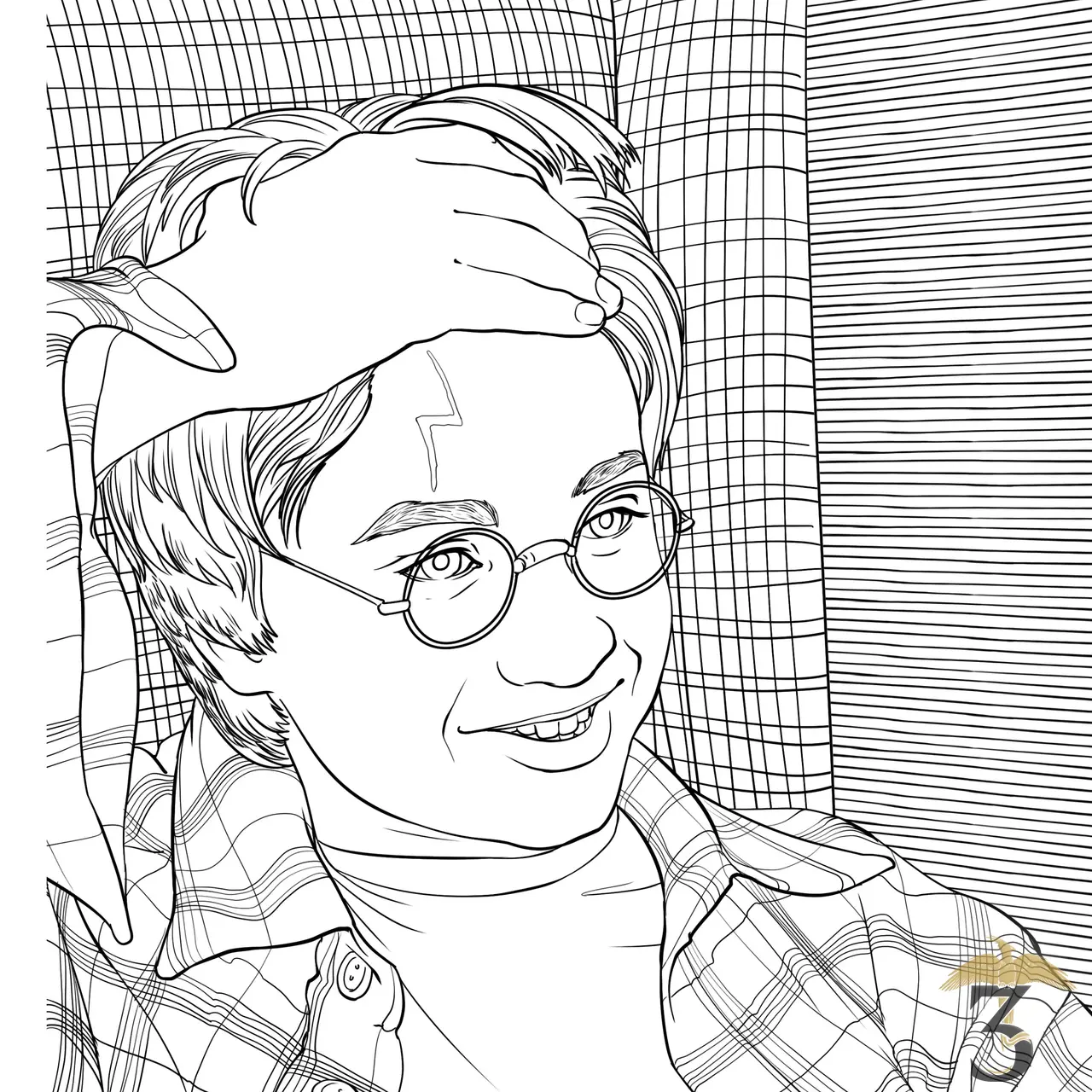 Harry Potter, Coloriages phosphorescents en vente au magasin Harry Potter Les Trois Reliques, photo N°3