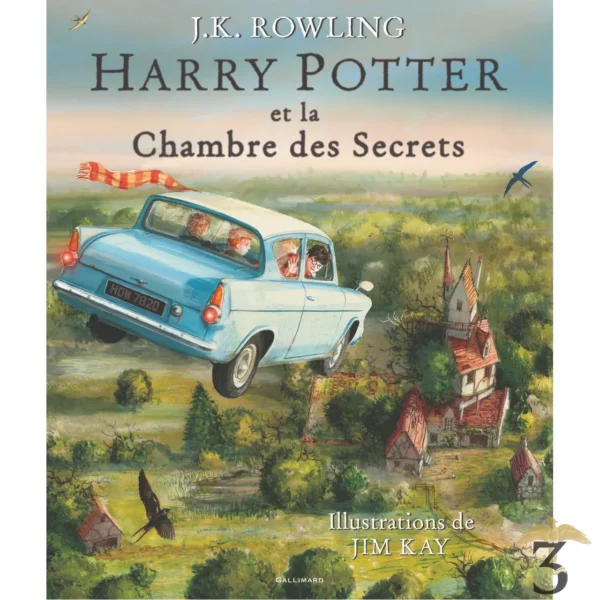 Harry Potter et la Chambre des Secrets - Illustré par Jim Kay - Les Trois Reliques, magasin Harry Potter - Photo N°1