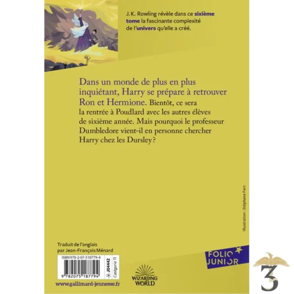 Harry potter et le prince de sang-mele (de poche) - Les Trois Reliques, magasin Harry Potter - Photo N°2