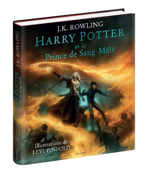 Harry potter et le prince de sang-mêlé grand livre illustré par levi pinfold chez les 3 Reliques boutique Harry Potter