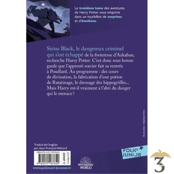Harry potter et le prisonnier d azkaban (de poche) - Les Trois Reliques, magasin Harry Potter - Photo N°2