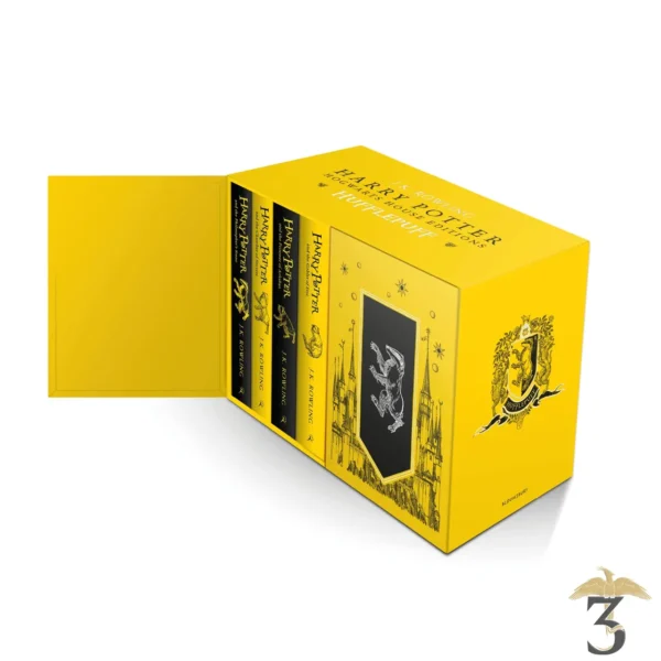 HARRY POTTER HUFFLEPUFF HOUSE EDITIONS HARDBACK BOX SET - Les Trois Reliques, magasin Harry Potter - Photo N°1
