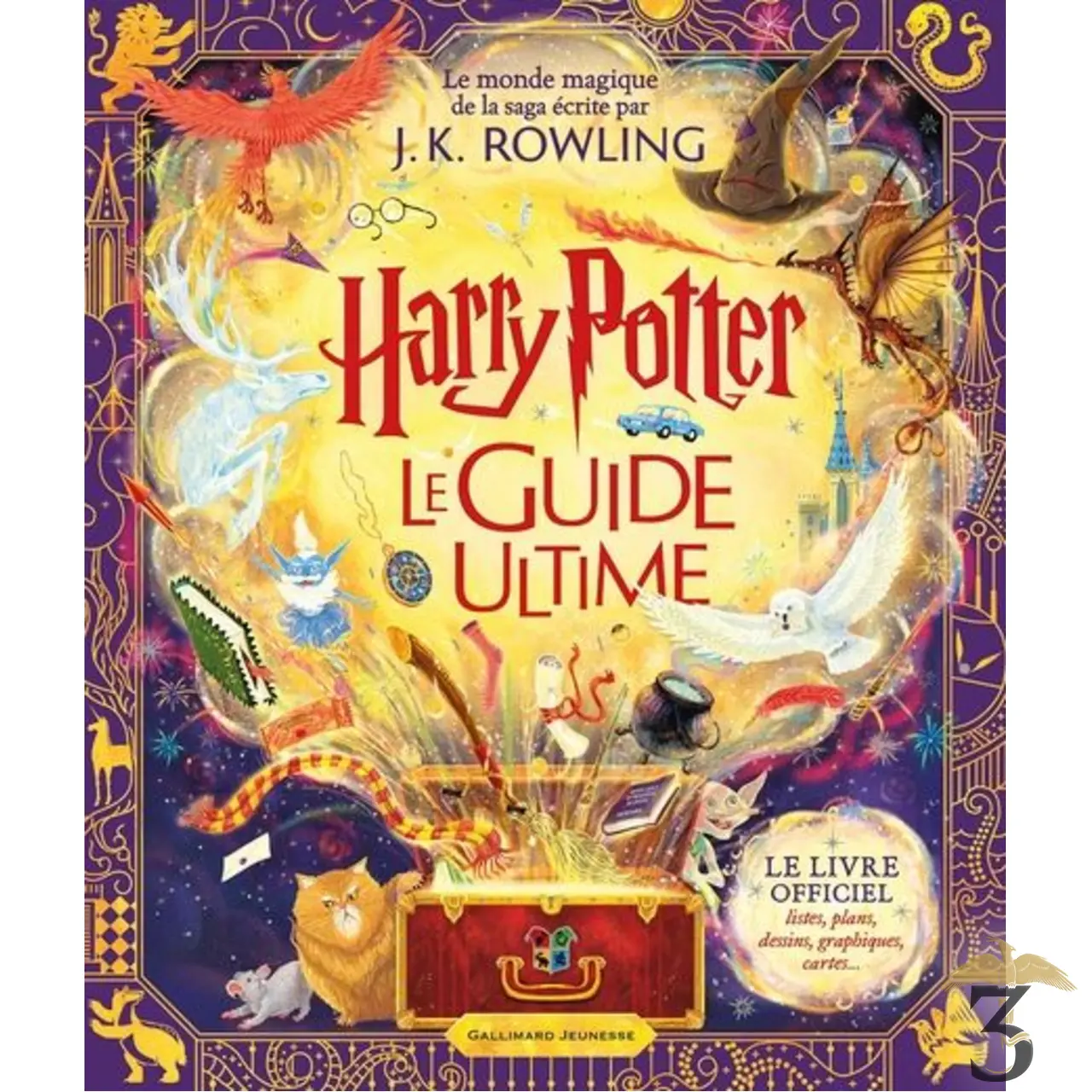Bijoux Harry Potter - Pack trois bagues Gryffondor