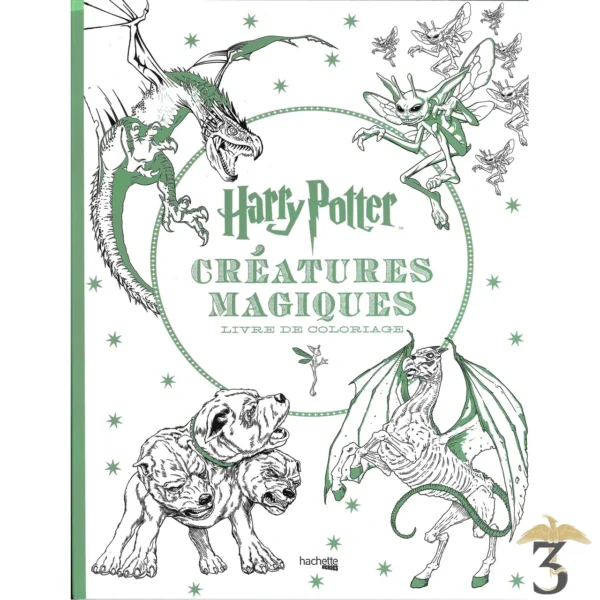 HARRY POTTER LE LIVRE DE COLORIAGE CREATURE MAGIQUES - Les Trois Reliques, magasin Harry Potter - Photo N°1