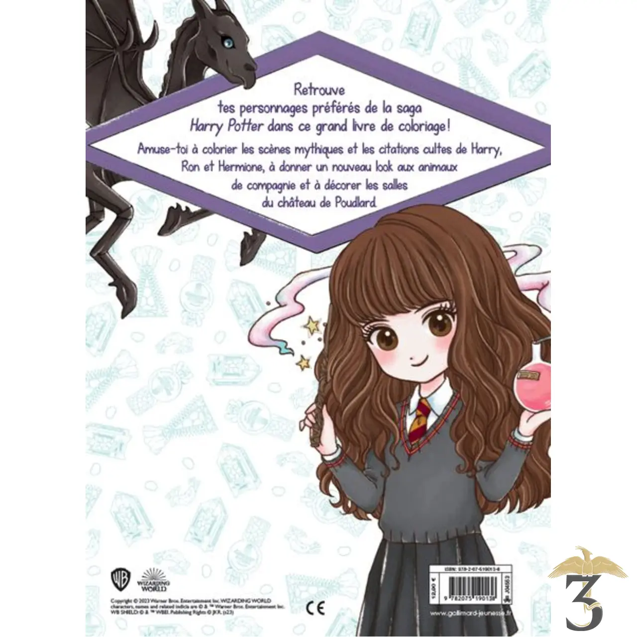 Harry potter le livre de coloriage de poudlard - Les Trois Reliques, magasin Harry Potter - Photo N°2