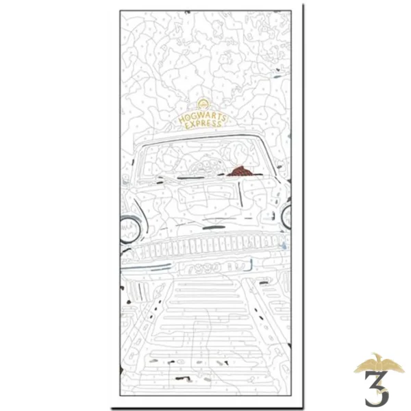 Harry potter – les décors de poudlard : harry potter – marque-pages xxl – coloriages mystères - Les Trois Reliques, magasin Harry Potter - Photo N°5