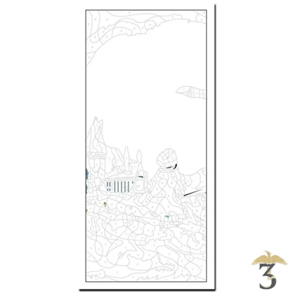 Harry potter – les décors de poudlard : harry potter – marque-pages xxl – coloriages mystères - Les Trois Reliques, magasin Harry Potter - Photo N°7
