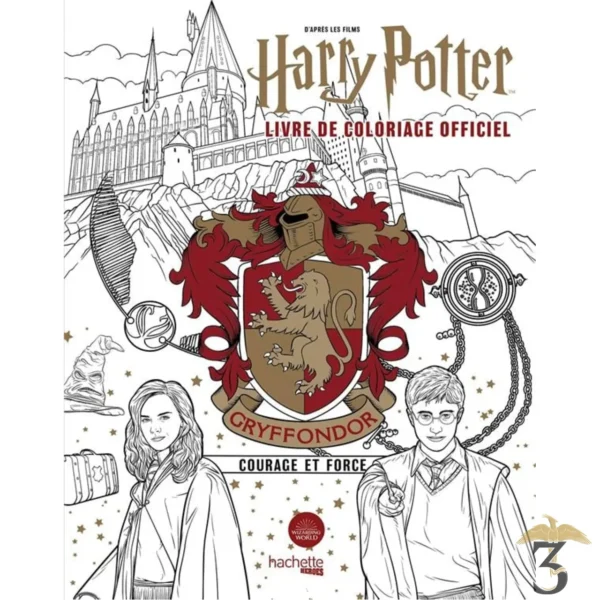 HARRY POTTER LIVRE DE COLORIAGE GRYFFONDOR - Les Trois Reliques, magasin Harry Potter - Photo N°1