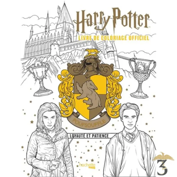 HARRY POTTER LIVRE DE COLORIAGE POUFSOUFFLE - Les Trois Reliques, magasin Harry Potter - Photo N°1