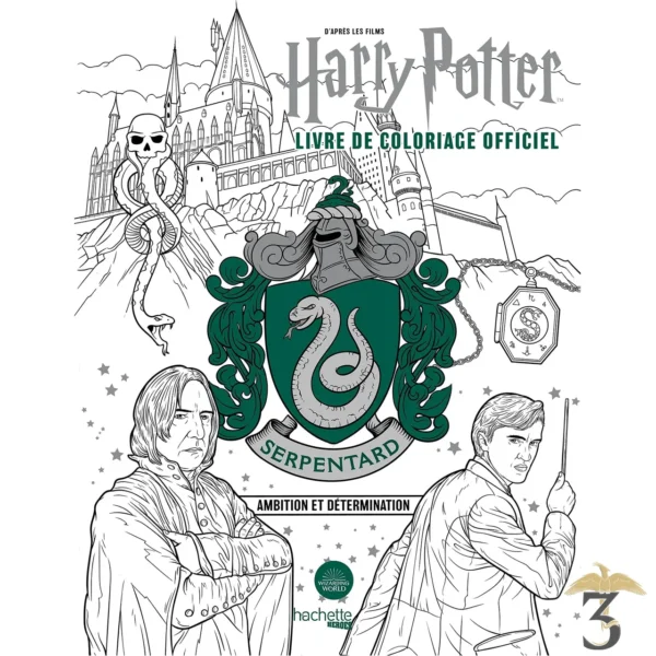 HARRY POTTER LIVRE DE COLORIAGE SERPENTARD - Les Trois Reliques, magasin Harry Potter - Photo N°1