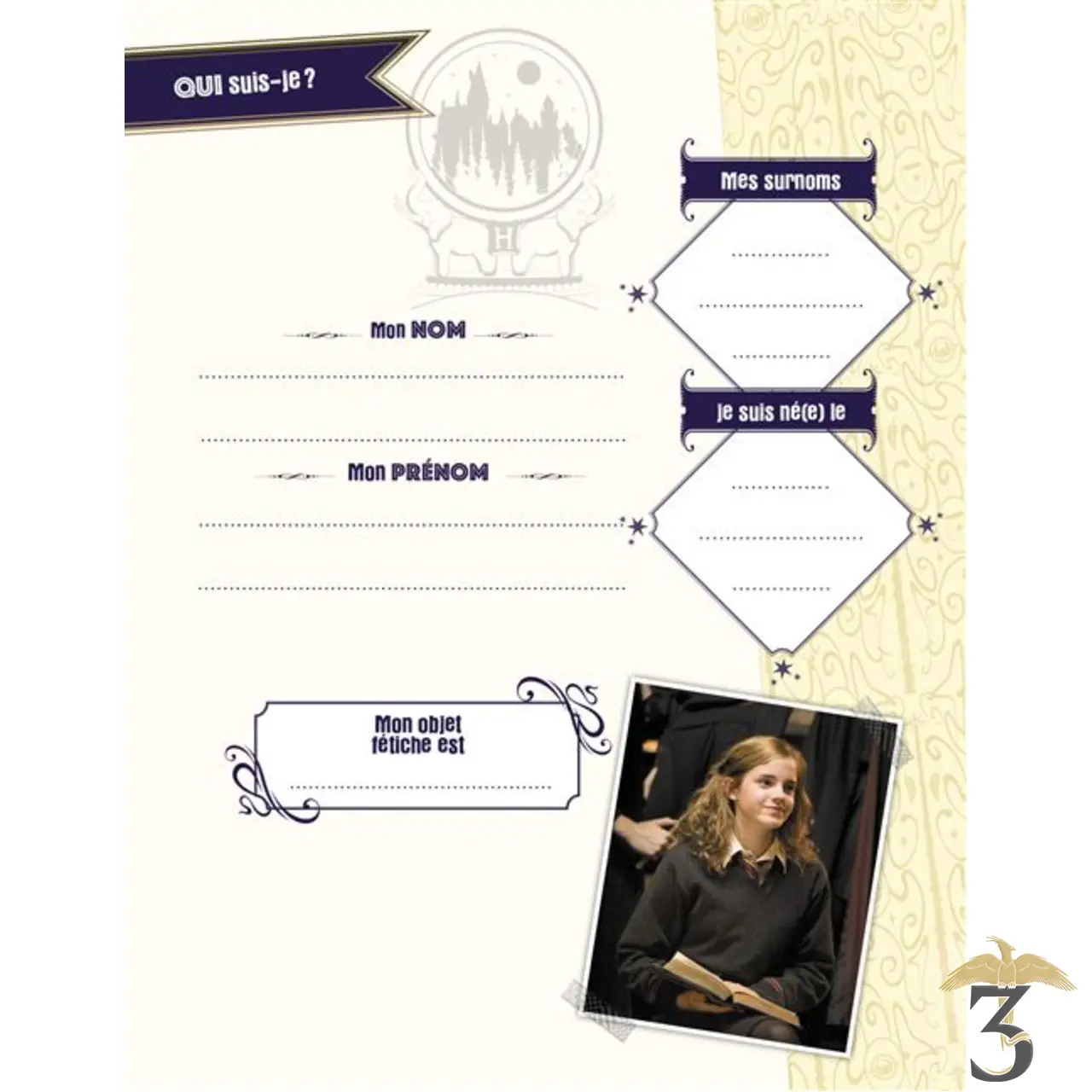 Harry potter – mon journal secret retourneur de temps pendentif - Les Trois Reliques, magasin Harry Potter - Photo N°4