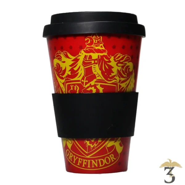 Harry potter mug de voyage 400ml fier gryffondor - Les Trois Reliques, magasin Harry Potter - Photo N°1