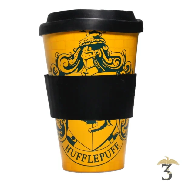 Harry potter mug de voyage 400ml fier poufsouffle - Les Trois Reliques, magasin Harry Potter - Photo N°1
