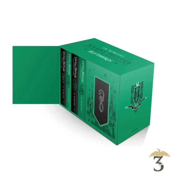 HARRY POTTER SLYTHERIN HOUSE EDITION HARDBACK BOX SET - Les Trois Reliques, magasin Harry Potter - Photo N°1