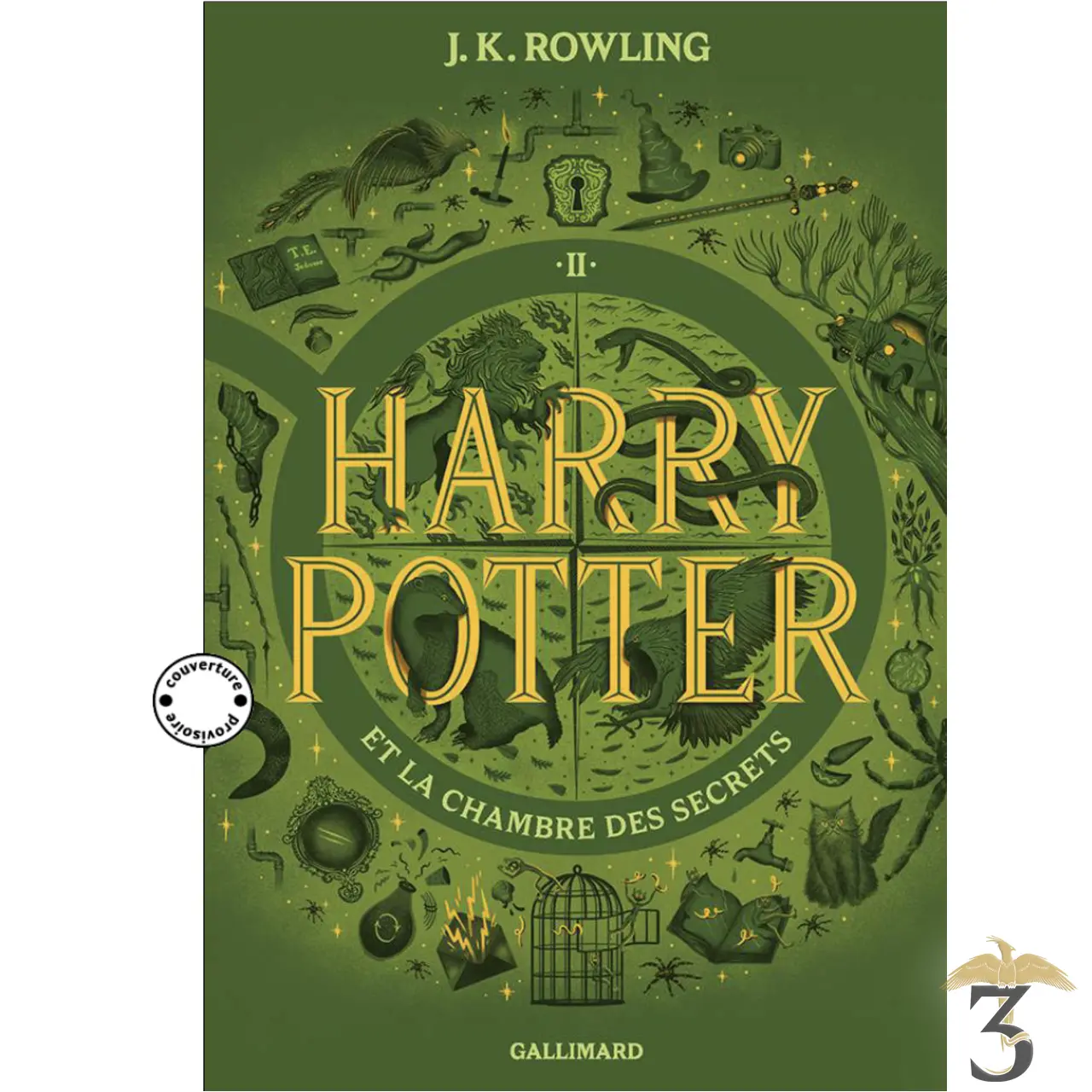 Harry potter tome 2 – harry potter et la chambre des secrets grand format - Les Trois Reliques, magasin Harry Potter - Photo N°1