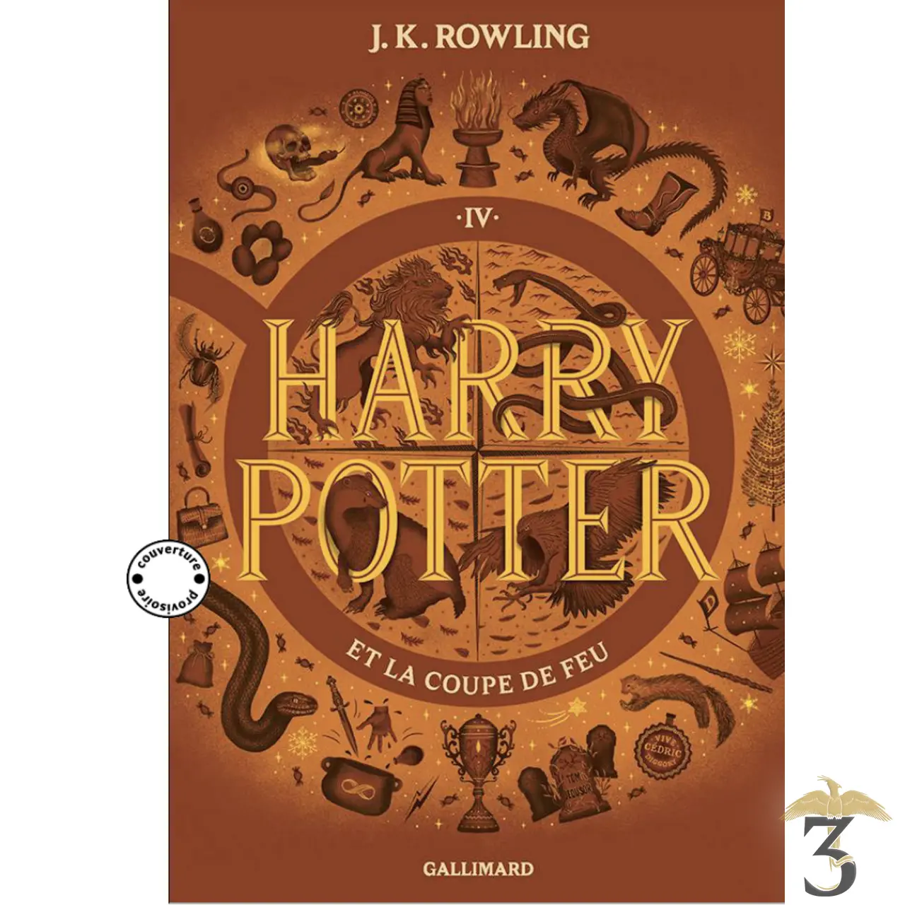 Harry potter tome 4 – harry potter et la coupe de feu grand format - Les Trois Reliques, magasin Harry Potter - Photo N°1