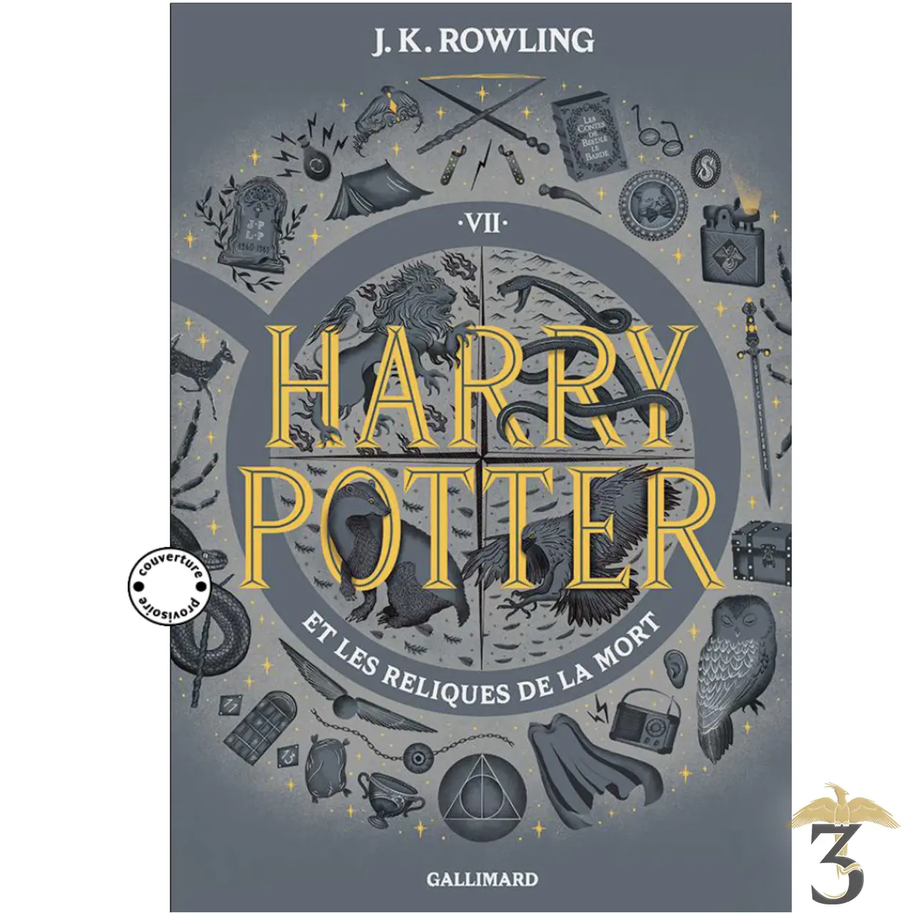Harry potter tome 7 – harry potter et les reliques de la mort grand format - Les Trois Reliques, magasin Harry Potter - Photo N°1