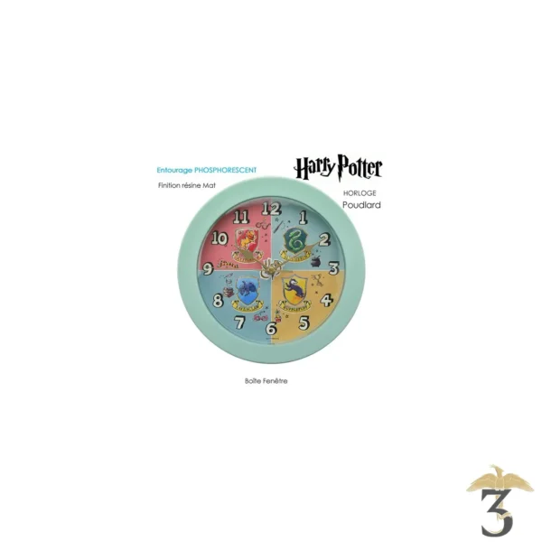Horloge les 4 maisons - Les Trois Reliques, magasin Harry Potter - Photo N°1